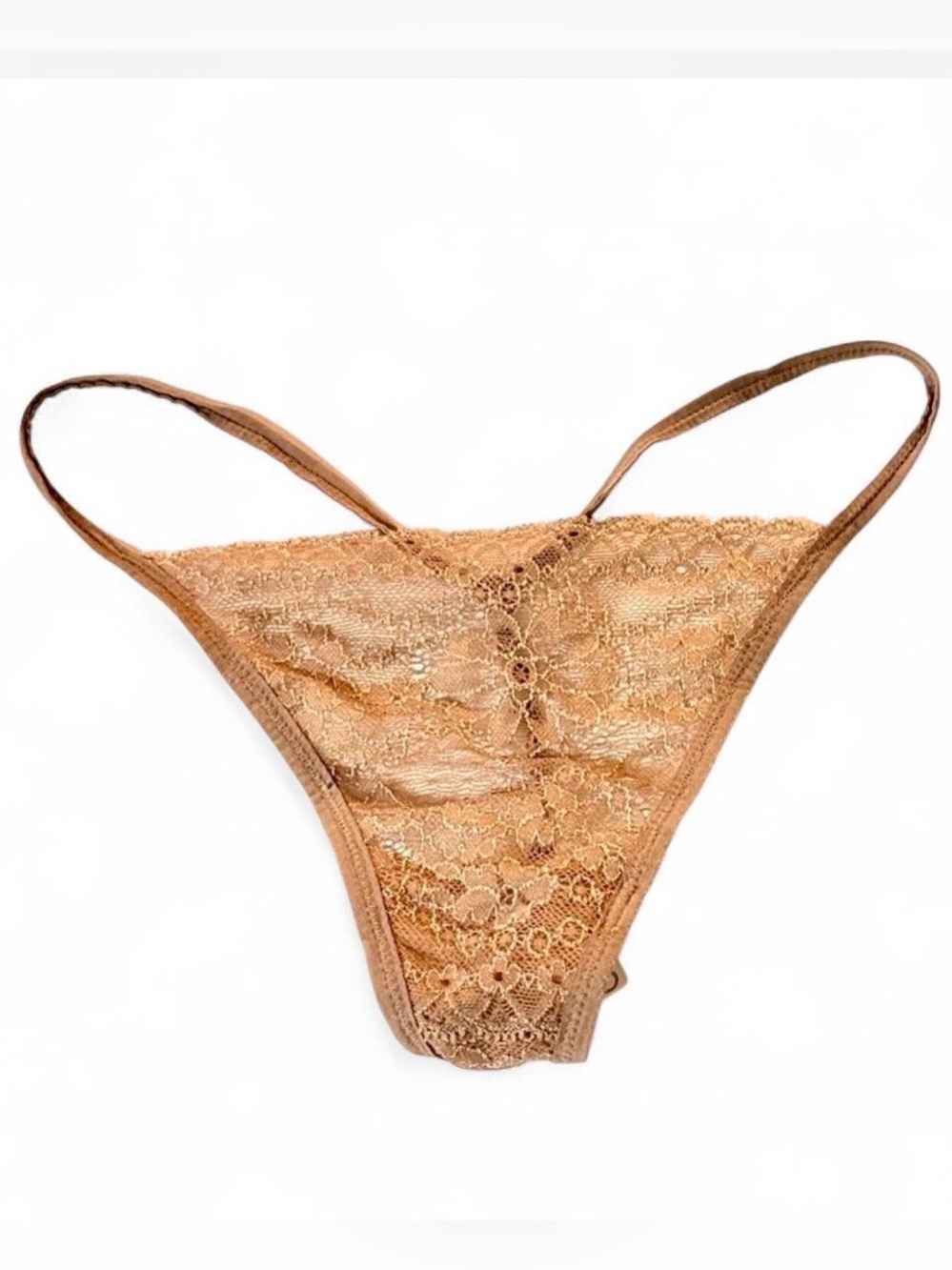 La Perla Lace Thong Panty - Tan
